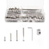 LOTOKEMU Crib Screw Kit M6x40/50/60/70/80 mm Furniture Bolts Barrel Nuts Assortment for Bunk