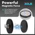 1/4 inch 30LBS 12Packs DIYMAG Rubber Coated Anti-Scratch Mounting Magnet for Camera, Adhesive Power Magnets Based