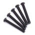 M6 x 20mm Button Head Socket Cap Screws Bolts - 50 pcs, Grade 10.9 Alloy Steel, Black Oxide Finish, Full Machine Thread