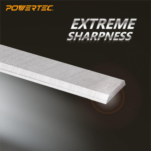 POWERTEC 6-1/8 Inch Jointer Blades for Craftsman 21705 Jointer, Replacement for 922995 Jointer Knives, Set of 3 (148022)