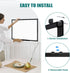 Double Sided Whiteboard, 24''X18'' Magnetic Dry Erase Board with Black Aluminum Frame for Wall Mounting