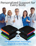 PRIMART Tailbone Adjustable Memory Foam Seat Cushion, Custom Height & Firmness, Ergonomic Office Chair Cushion