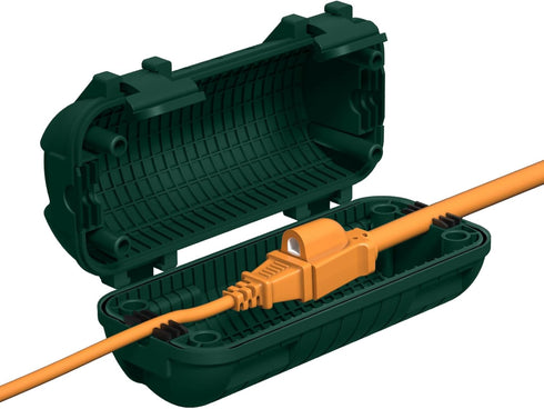 Extension Cord Cover Waterproof, Outdoor Protector with 4 Removable Latches for Electrical Box