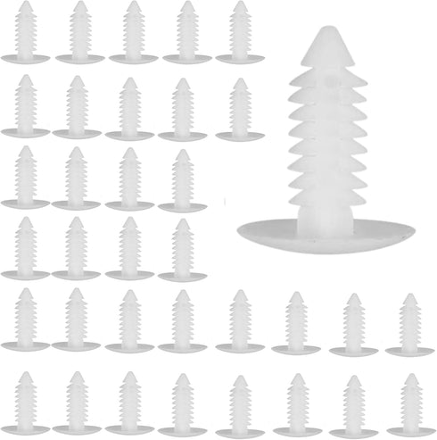 100Pcs Vapor Barrier Fasteners for Crawlspace, 1 Inch Christmas Tree Push Pins for Foundation