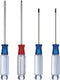 QfwdfcTrenz 4PCS Small Screwdriver Tool Flat Head and Phillips, Small Screwdriver Set, Steel
