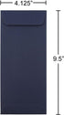 JAM PAPER #10 Policy Business Premium Envelopes - 4 1/8 x 9 1/2 - Navy Blue, 50/Pack