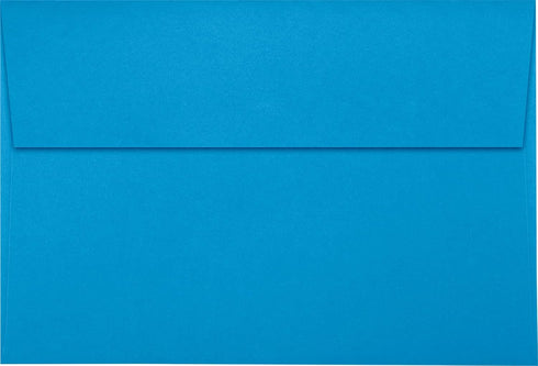 LUXPaper A8 Invitation Envelopes | Peel & Press | 5 1/2" x 8 1/8" | Pool Blue | 80lb. Text | 50 Qty by LUXPaper