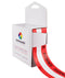 ChromaLabel 1.37 Inch Imprinted Evidence Tape Stickers, 480 Inch Roll with Dispenser Box, Red and White