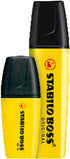 STABILO BOSS Mini Highlighter Set, 3-Color, Yellow, Orange, Green