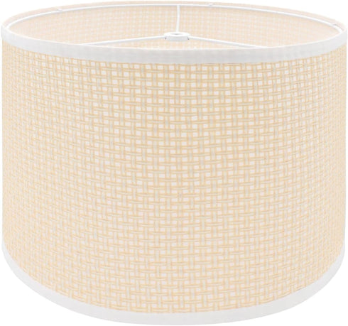 Antrader Lamp Shade Beige Rattan Lampshades for Table & Floor Lamp, 13"