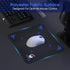 Mouse Pad with Polyester Fabric, Smooth Gaming Mouse Pads, Water Resistant Desk Mousepad with Stitched Edges, Non-Slip