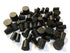 United Scientific RSTPK1 Premium Black Rubber Stoppers, Assorted Sizes, 1 Pound, Good for Sealing Bottles and Tubes