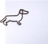 Butler in the Home Dog Dachshund Shaped Paper Clips Great for Paper Clip Collectors or Dog Lovers (Brown 100 Count)