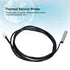10Pcs Thermistor Sensor Temperature Probe 5x25mm, PVC Strong Anti Interference Ability for Constant Temperature Control