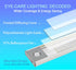 FLAMWILD 2400mAh 160lm Closet Counter Safe(7.8in, 2 Pack) Under Cabinet Lighting, Motion Sensor Light Indoor