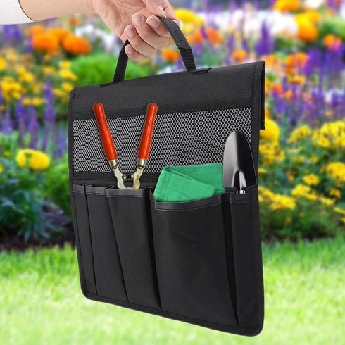 AYNEFY Foldable Portable Garden Kneeler Bench Tool Storage Pouch, for Hanging on Garden Kneeler, with Multiple Pockets