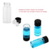10ml Clear Glass Vials with Screw Caps and Plastic Stoppers, Small Liquid Sample Vial, Leak-Proof Vial, 25PCS