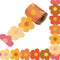 Whaline 32.8ft Groovy Retro Hippie Flower Bulletin Board Borders, Boho Flower Die-Cut Trim for School and Office