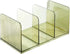 Ekoama 3 Acrylic Book End for Shelves Compartments Bookend Desk Books Stopper Magazine Stand Space Saving Desktop