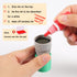 PEUTIER 3pcs Pleasure Serving You Stamps, Server Stamps for Checks Stationery Stamp Self Ink Stamp for Service Work