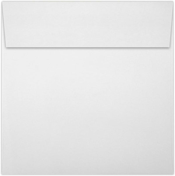LUXPaper Square Invitation Envelopes | Peel & Press | 5 1/4" x 5 1/4" | 50 Qty, Bright White, 70lb. Text