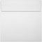 LUXPaper Square Invitation Envelopes | Peel & Press | 5 1/4" x 5 1/4" | 50 Qty, Bright White, 70lb. Text