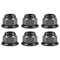 Wanyifa Titanium Flanged Metal Lock Nut M6 M8 M10 M12 for Motorcycle Cars