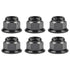 Wanyifa Titanium Flanged Metal Lock Nut M6 M8 M10 M12 for Motorcycle Cars