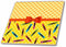 3dRose Cute and Colorful Crayon Over Polka Dots with Digital Bow 12