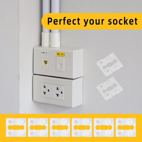 96 Pcs Switch and Receptacle Spacer for Loose Outlet Plug Fix, Electrical Extender Outlet Shims with Screws