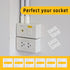 96 Pcs Switch and Receptacle Spacer for Loose Outlet Plug Fix, Electrical Extender Outlet Shims with Screws