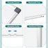 Double Sided Magnetic White Board, 36"x24" Dry Erase Whiteboard with Aluminum Frame for School Office