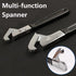 Mini Adjustable Plumbing Wrench, 4 Inch, Multi-Shape Adaptation Hand Tool, Black