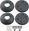 WELWIK 2PCS Floor Standing Foot Switch Round Inline Foot Lamp Switch AC 100