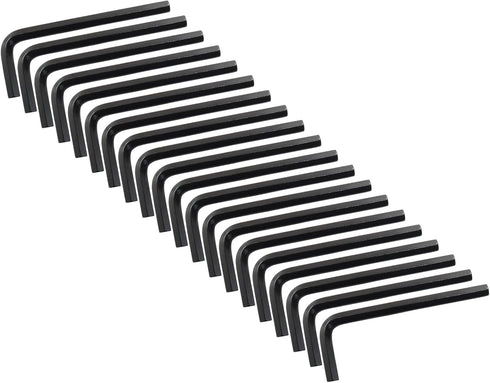 6mm Hex Key Wrench, Allen Key Wrench, 10Pcs L Shaped Hex Key Replacement for Repairing Bike, Furniture, Black