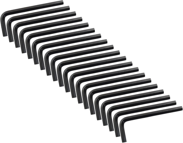6mm Hex Key Wrench, Allen Key Wrench, 10Pcs L Shaped Hex Key Replacement for Repairing Bike, Furniture, Black