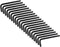 6mm Hex Key Wrench, Allen Key Wrench, 10Pcs L Shaped Hex Key Replacement for Repairing Bike, Furniture, Black