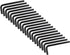 6mm Hex Key Wrench, Allen Key Wrench, 10Pcs L Shaped Hex Key Replacement for Repairing Bike, Furniture, Black