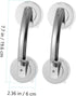 2 Mikikit Pcs Door Handle Suction Cup Shower Grab Bars for Seniors Window Pulls Easy to Install for Bathroom Hotel