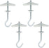 Hordion 4 Packs Heavy Duty Plasterboard Ceiling Hooks, Spring Toggle Wing Bolts Hanger for Hanging Plants