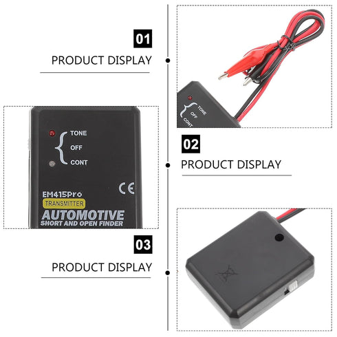 Veemoon Car Wire Tracker Circuit Finder Cable Tester for Automotive Short Open Circuit Detection Vehicle Electrical