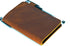Leather Cover for Rite in The Rain & Rocketbook Mini Notebooks, Top Bound Spiral Notebook Holder, 3" x 5" Brown
