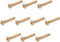 uxcell M6x35mm Furniture Screw, Hex Socket Machine Screws, Zinc Plated Fasteners, 10Pcs
