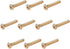 uxcell M6x35mm Furniture Screw, Hex Socket Machine Screws, Zinc Plated Fasteners, 10Pcs