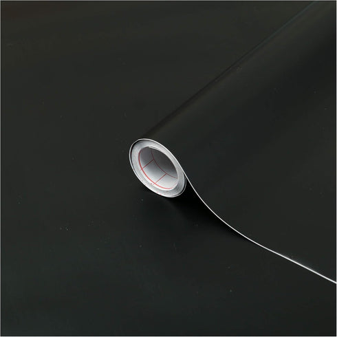 d-c-fix Peel and Stick Contact Paper - Black Matt Plain Look Self-Adhesive Vinyl for Kitchen, Waterproof Decorative