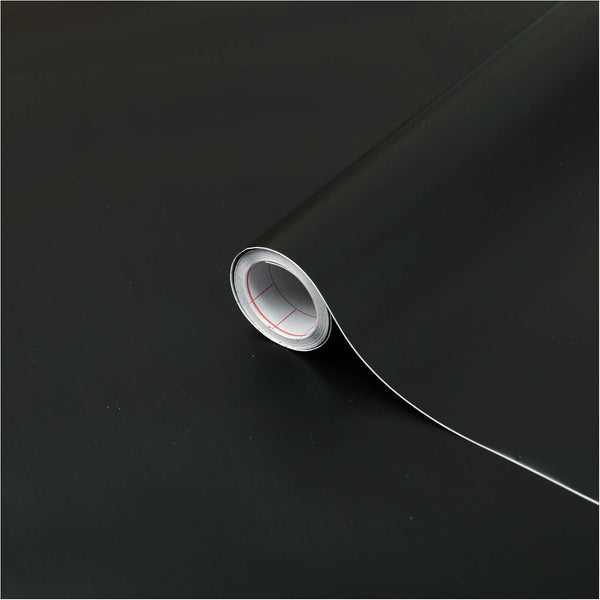 d-c-fix Peel and Stick Contact Paper - Black Matt Plain Look Self-Adhesive Vinyl for Kitchen, Waterproof Decorative