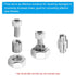 PATIKIL Thread Adapters Sleeve Reducing Nut, 10 Pcs M10*1.5 Male to M8*1.25 Female Repairing Insert Nut Screw Reducer.