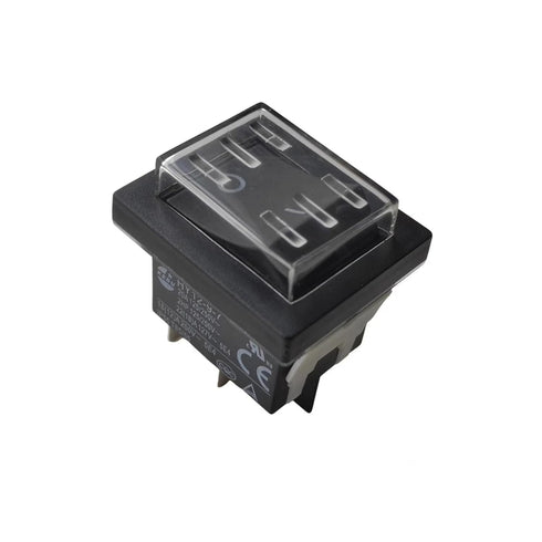 HY12-9-7 Push Button Switch with Waterproof Cover for KEDU Fridge, 125/250V 20A (2)