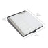 ECR4Kids Memo Station, MessageStor Dry-Erase Glass Board Desk Organizer, Grey