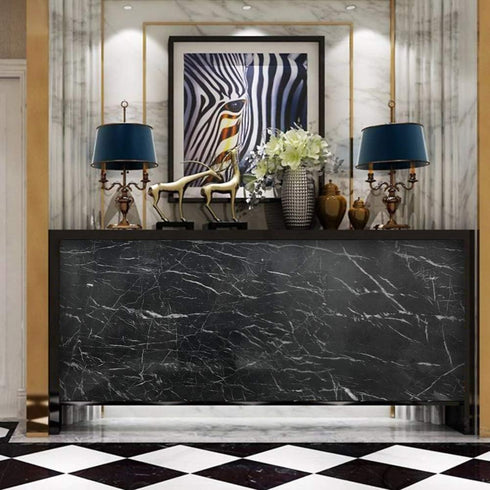 15.8x394 Countertop Countertops Countertop Counter Livelynine Black Contact Paper Waterproof Peel and Stick Kitchen